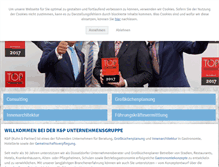 Tablet Screenshot of kup-consult.de
